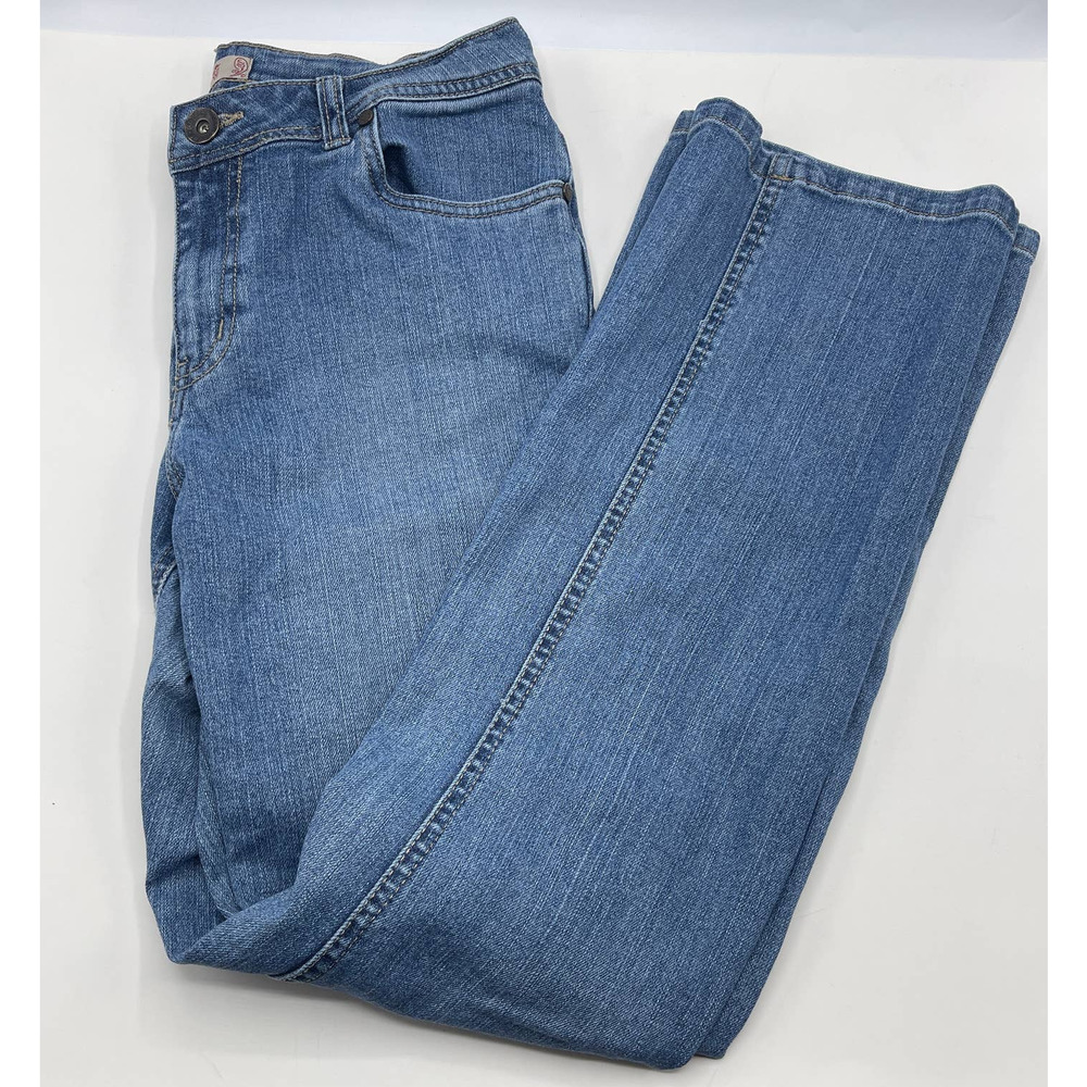 NRJ Bootcut Denim Jeans Women's 6 Average Blue 5-Pocket